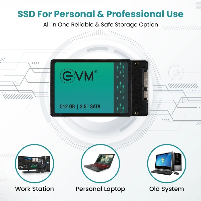 EVM Internal SSD 512GB SATA view 4